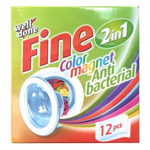 Fine színvédő kendő antibakteriális 12db